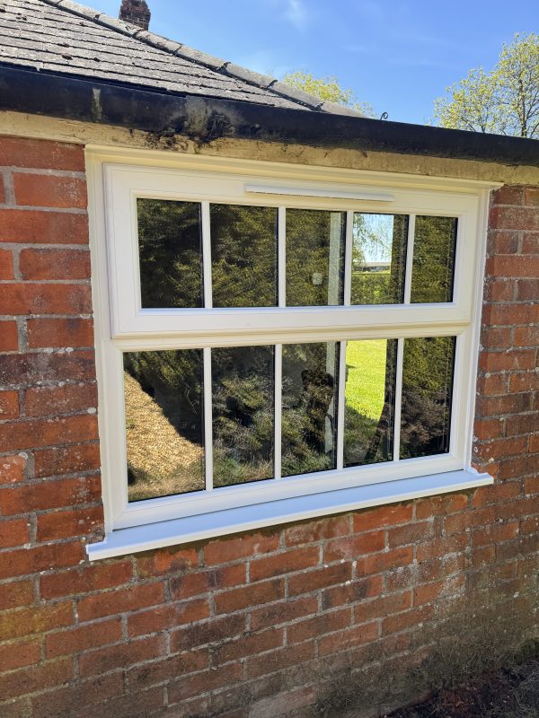 Garage Window Replacement in Mere, Wiltshire – Timber to uPVC Georgian Style Upgrade