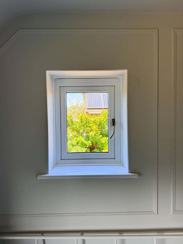 Timberlook Window Installation in Salisbury, Wiltshire | Cream Timberlook Windows with White Interior by Goldhill Glazing