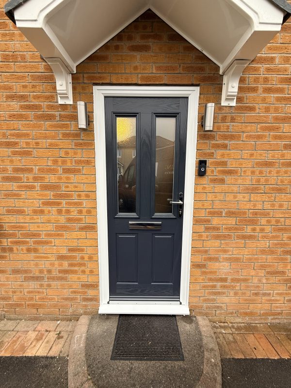 Anthracite Grey Composite Door Installation in Frome